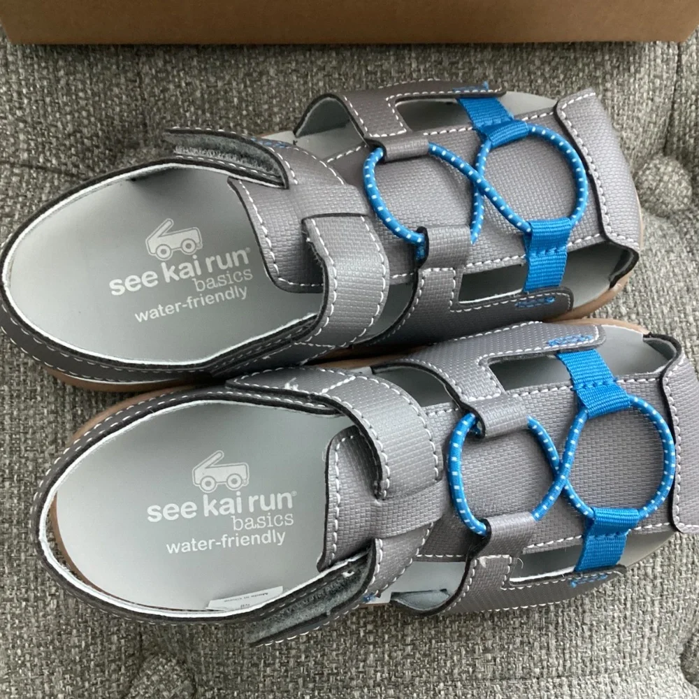 See Kai Run Kids' Callan Sandal (Walker), size 11 M